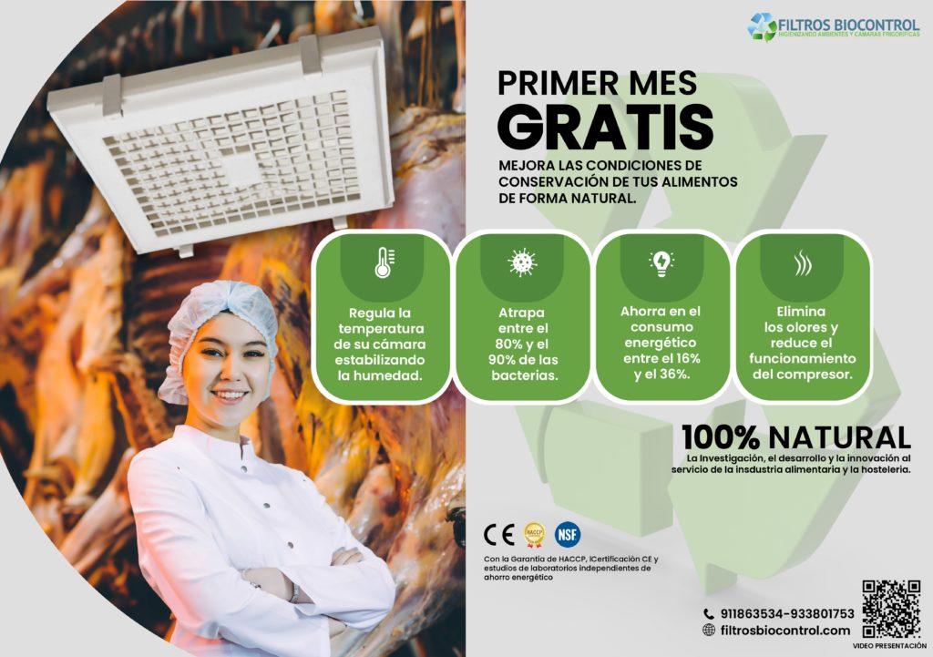 Higienización y mejora de la seguridad alimentaria en cámaras frigoríficas